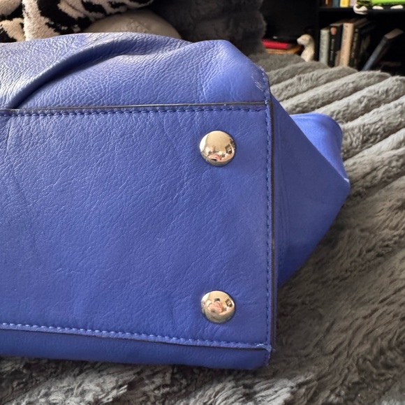 Classic Leather Tote Bag - Cobalt Blue - Picture 6 of 10